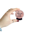Sweary Relatable Crystal Ball Vinyl Sticker