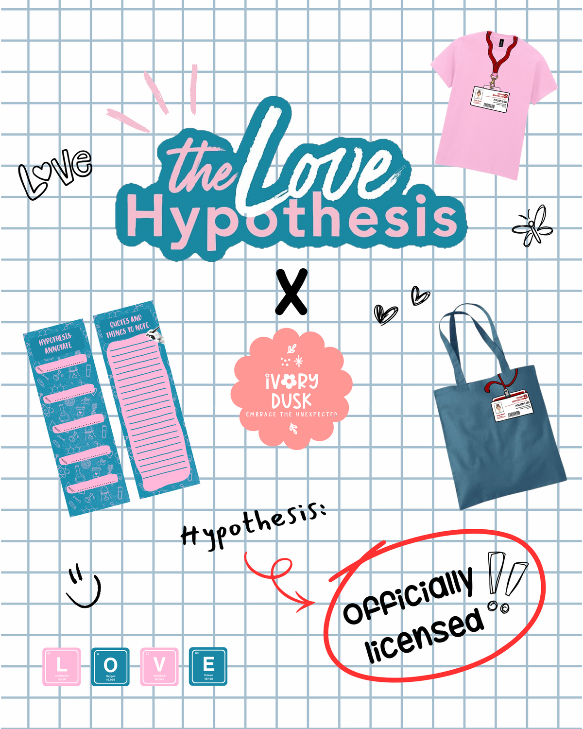 The Love Hypothesis X Ivory Dusk Full Collection Bundle