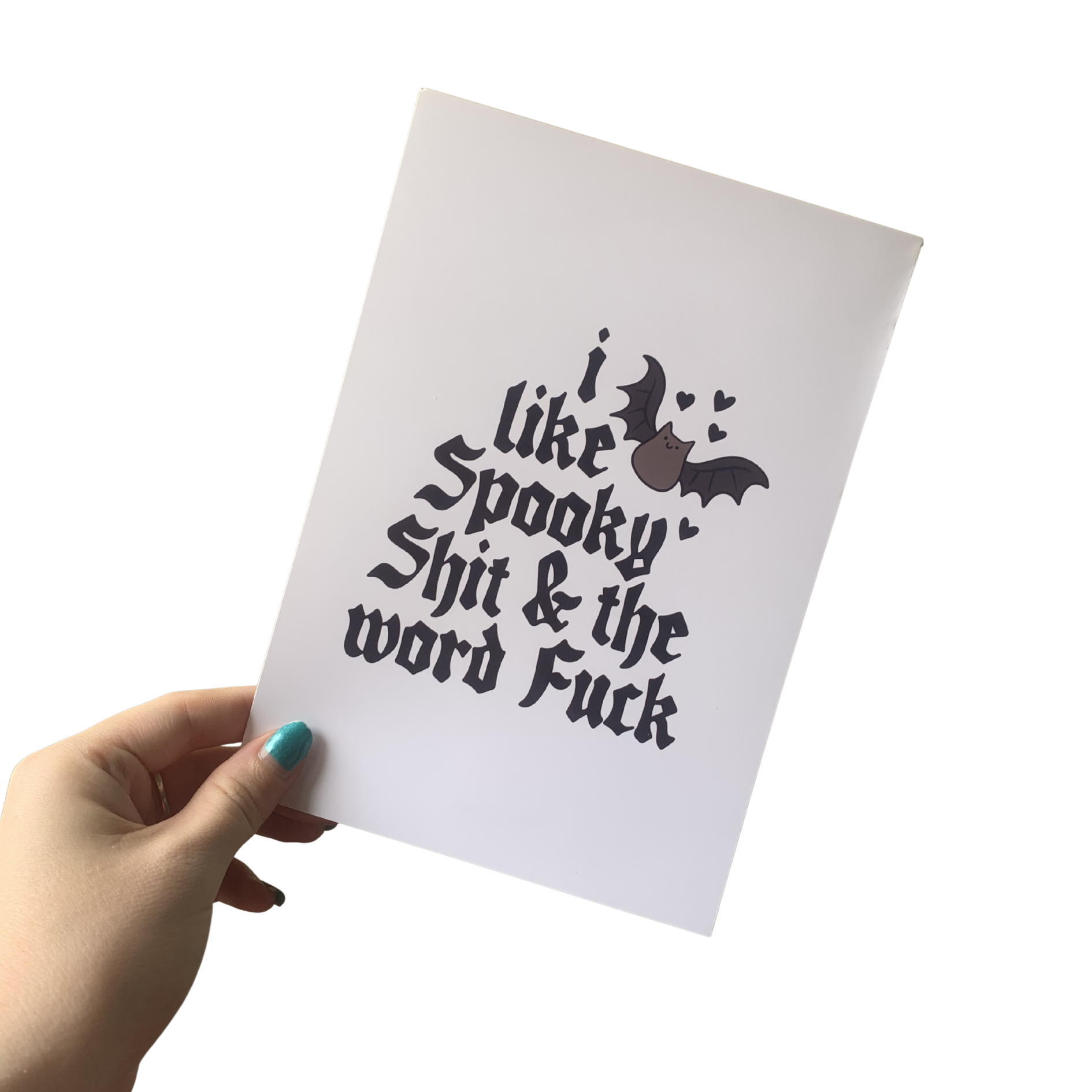 Spooky Shit A5 Wall Art Print
