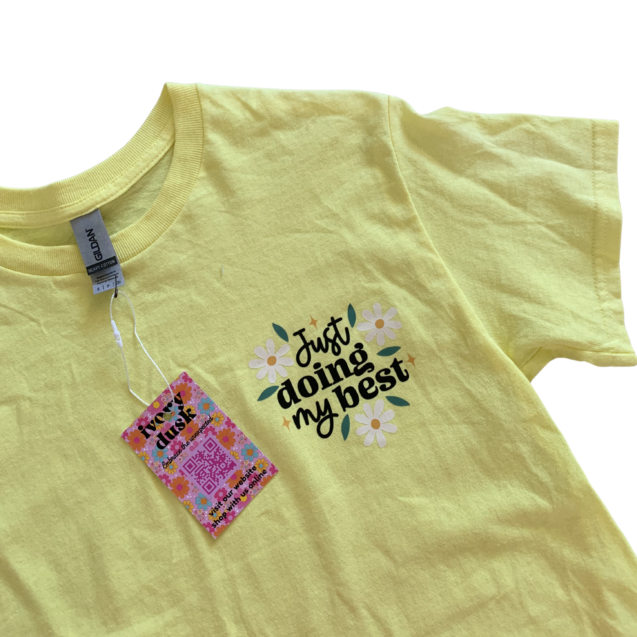 Just doing my best yellow tshirt size S
